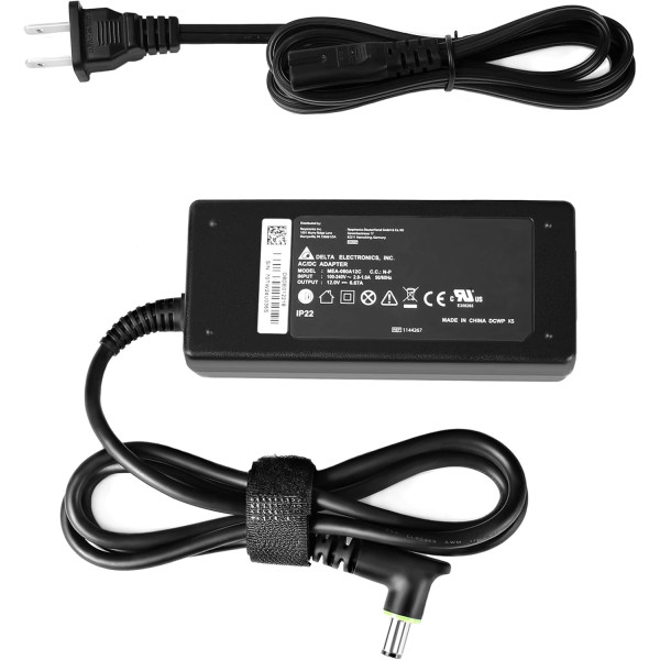 12V 6.67A AC Adapter 80W for DreamStation 2 Auto CPAP Advanced Ref 1144267 MEA080A12C 1118499 1005894 Auto BiPAP Power Cord ADE022